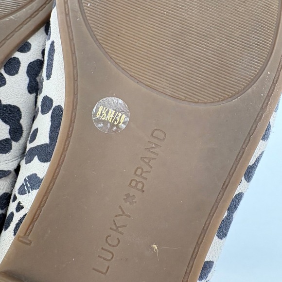 Lucky‎ Brand Leopard Slip On Flats 8.5 - Picture 8 of 9